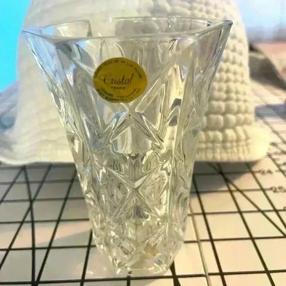 CRISTAL- French Lead Crystal Bud Vase - Picture 1 of 4